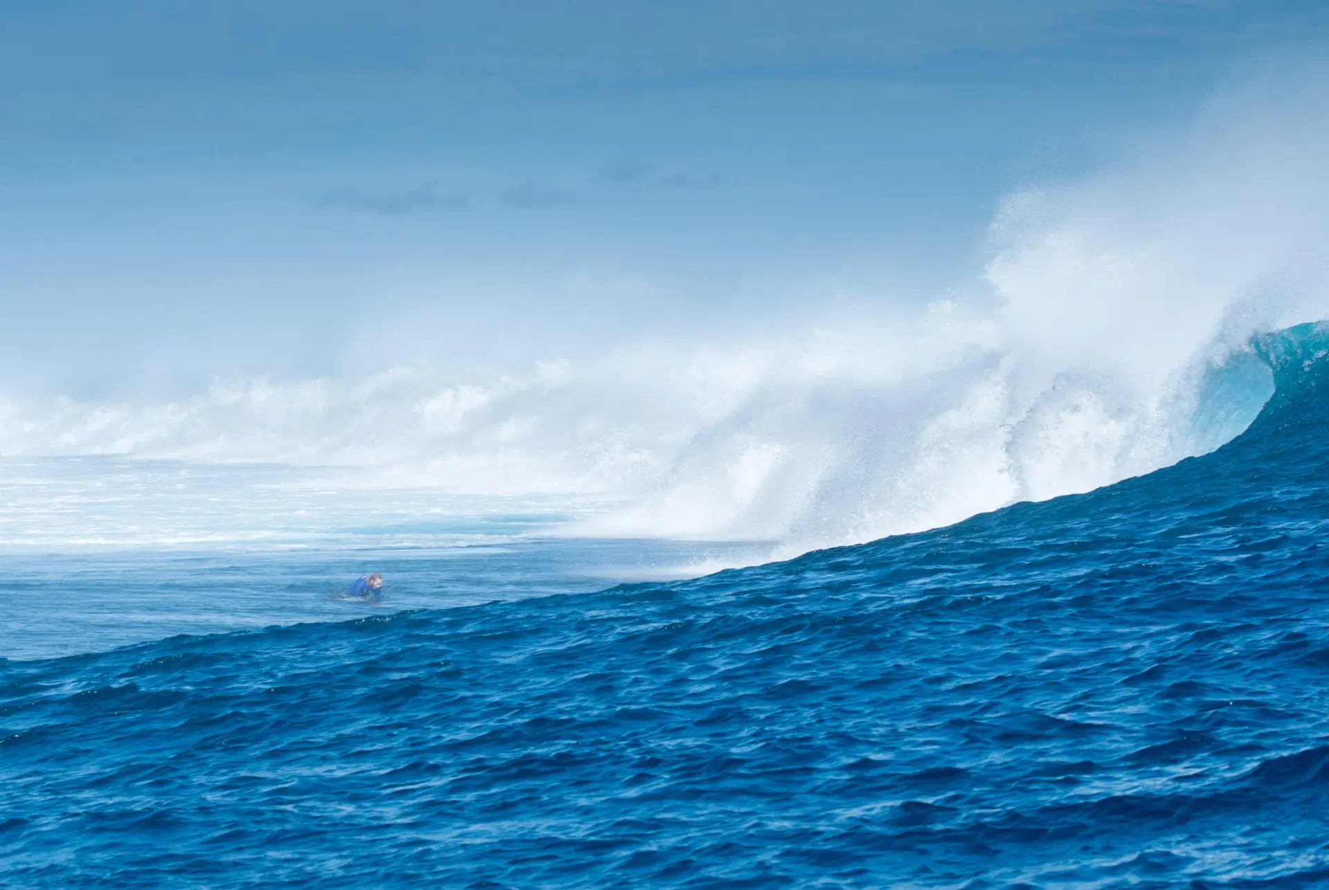 Big wave surfing